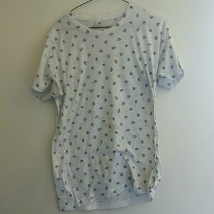 Hip hand patterned Indie Sleeze American Apparel Graphic T shirt